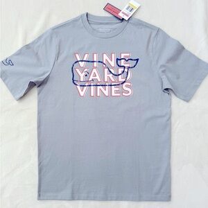Gray Vineyard Vines cotton shirt. Size youth large New with tags!